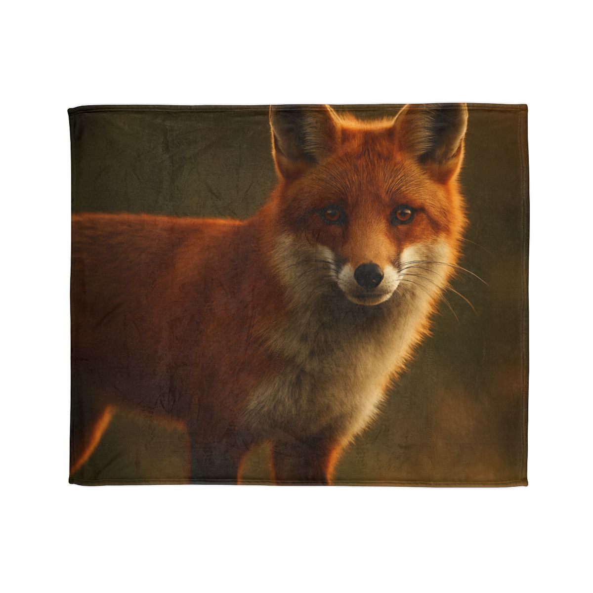 Ember Thicket Red Fox custom blankets