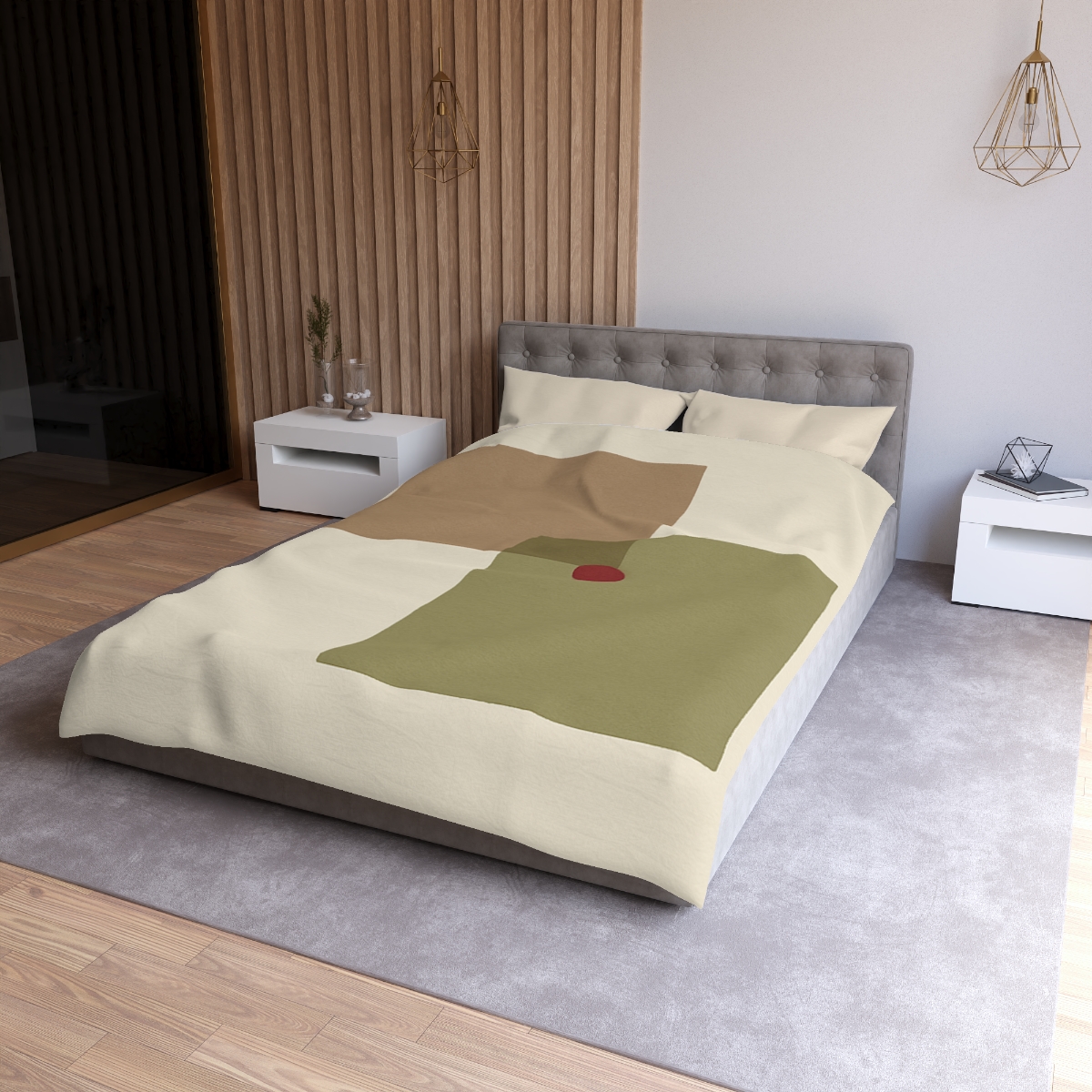 Offset Duo And Quiet Dot unique patterned duvets