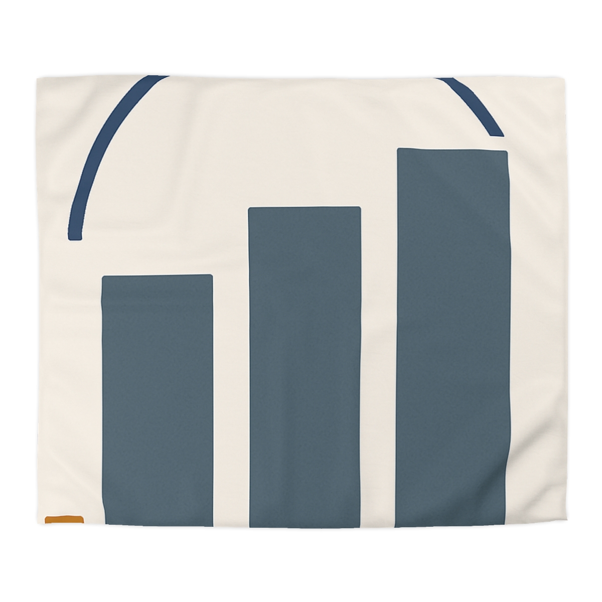 Three Bars With Hanging Arc designer printed duvets