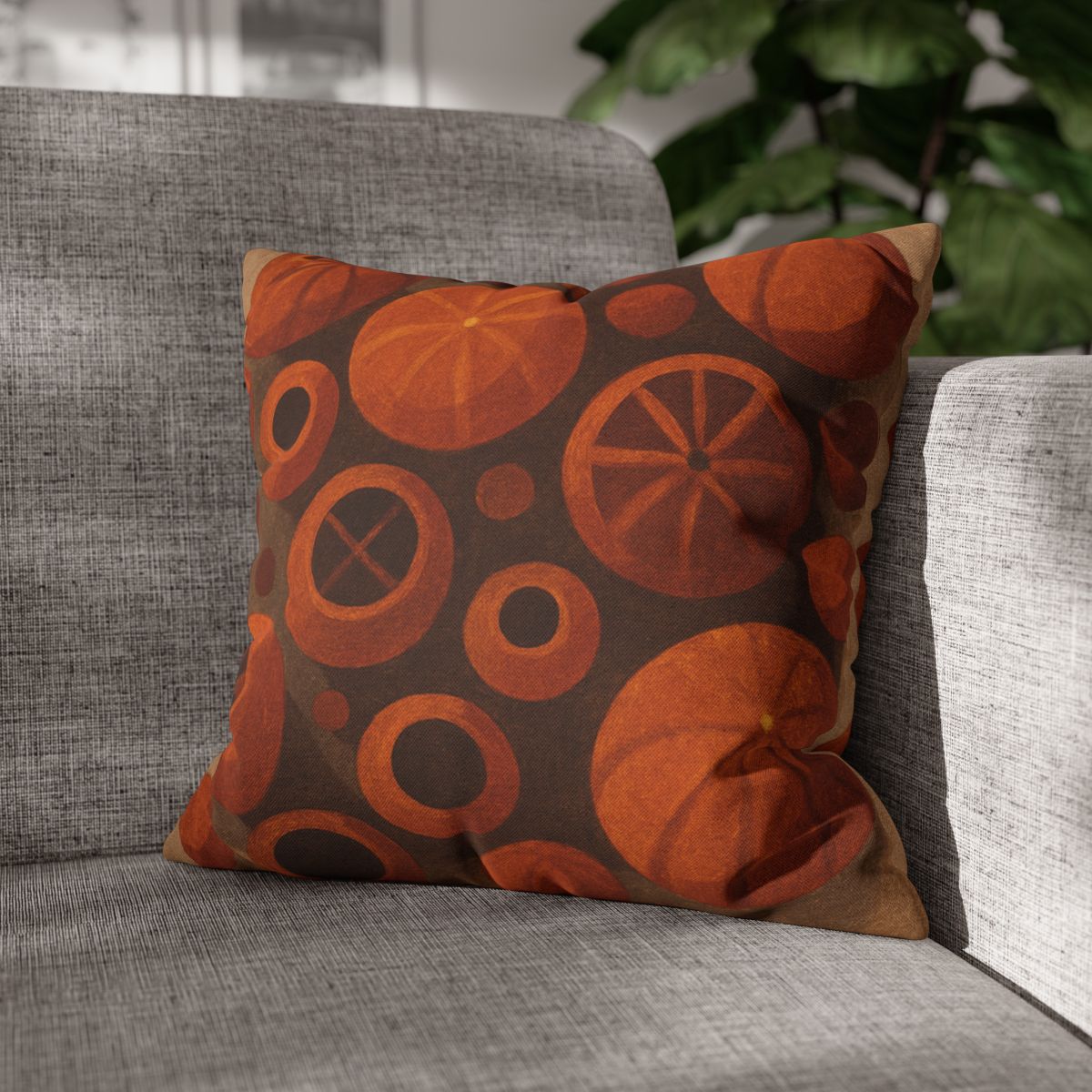 Seed Pod Cluster Mosaic personalized pillow covers