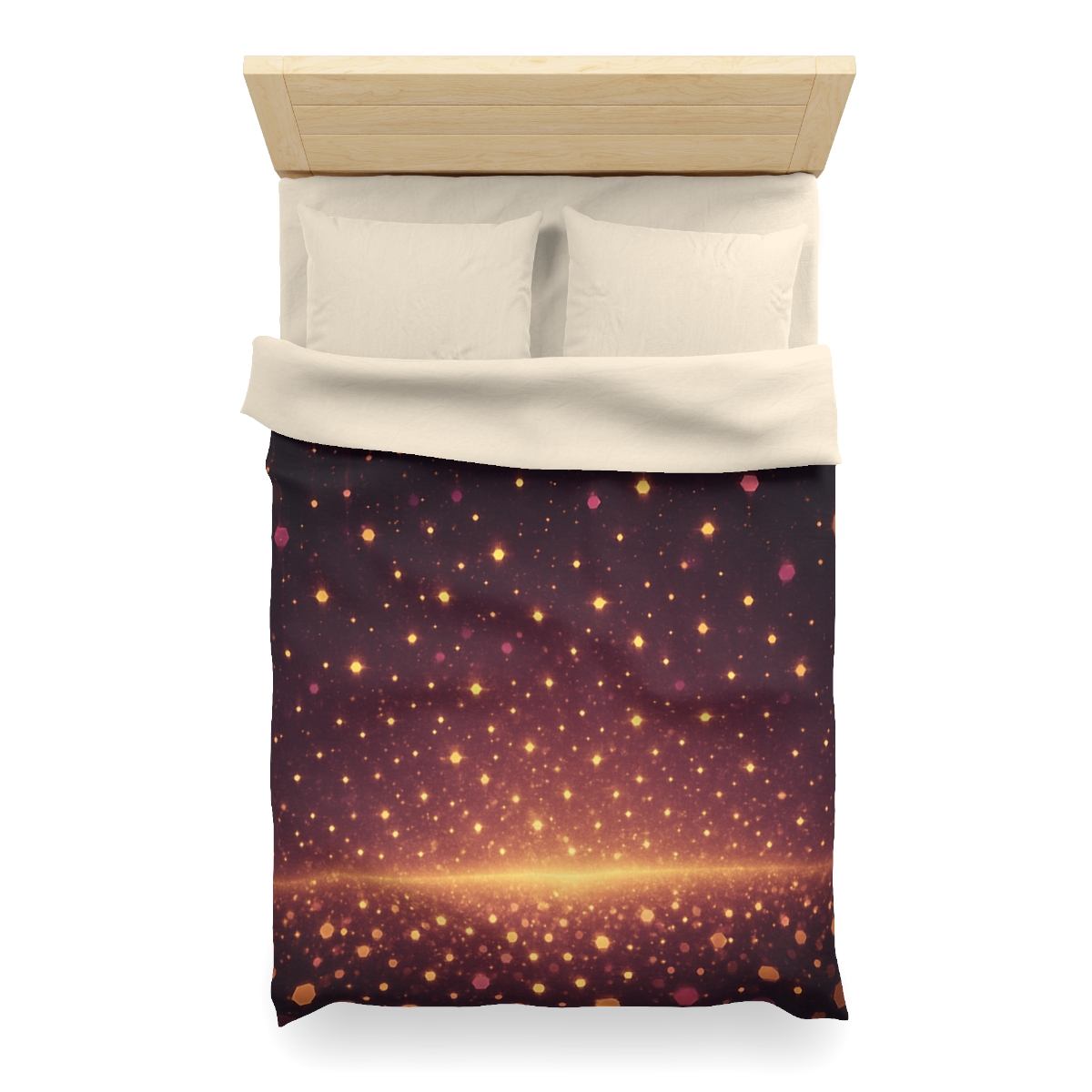 Photon Rain Mosaic designer printed duvets