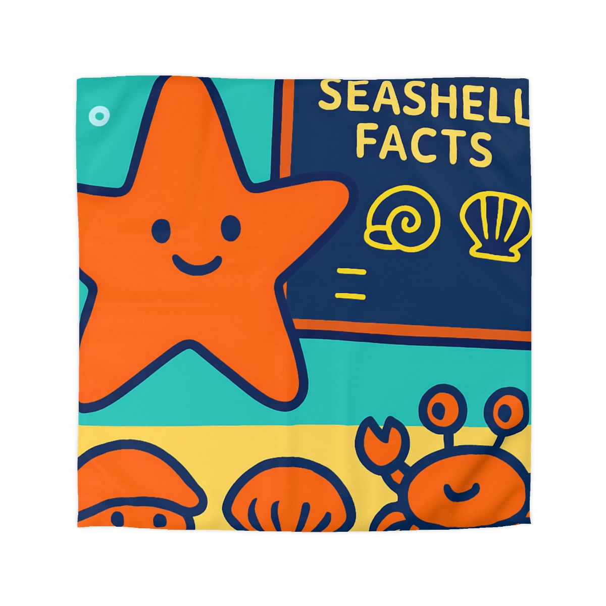 Starfish Science Class personalized bedding duvets