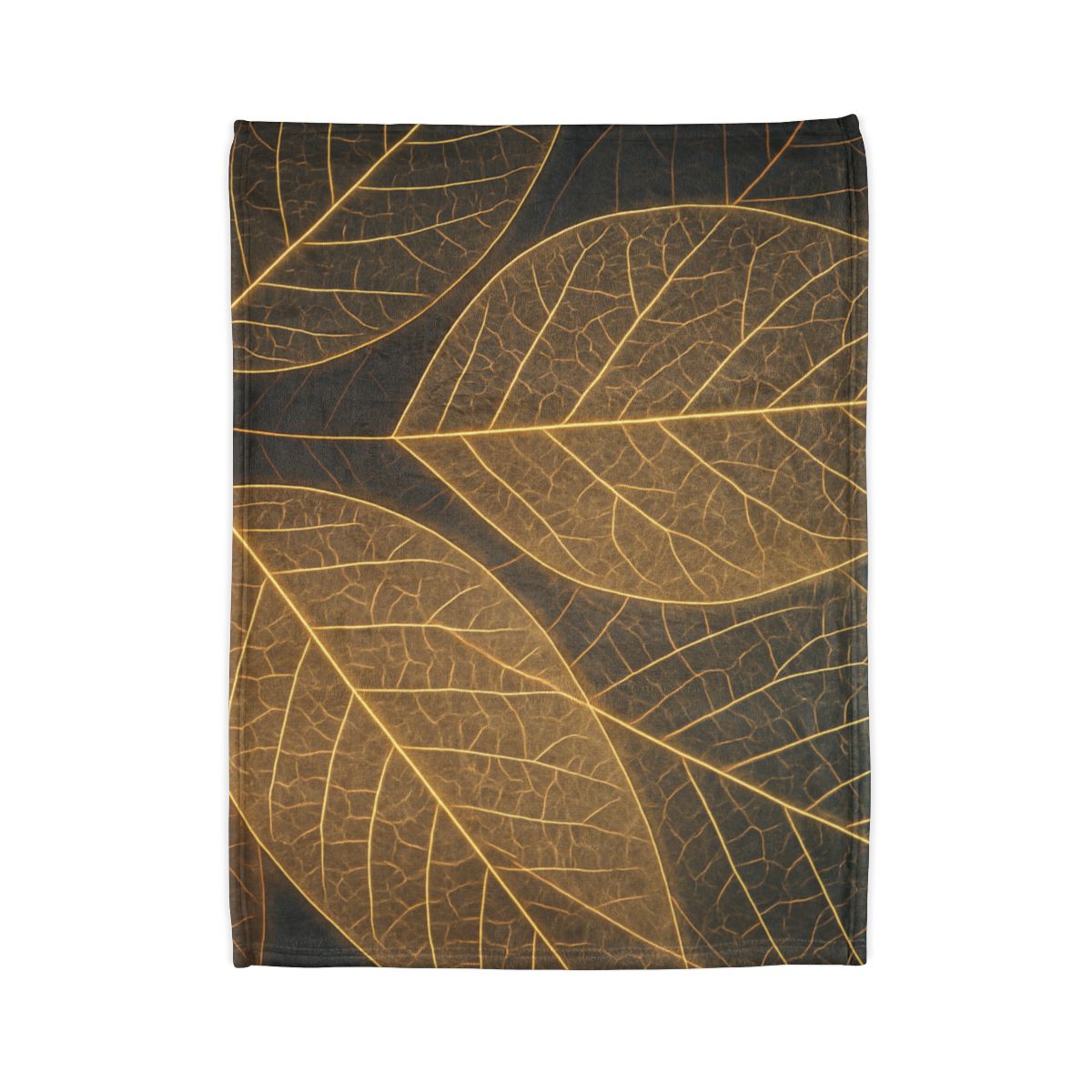 Solar Leaf Lattice soft fleece blankets