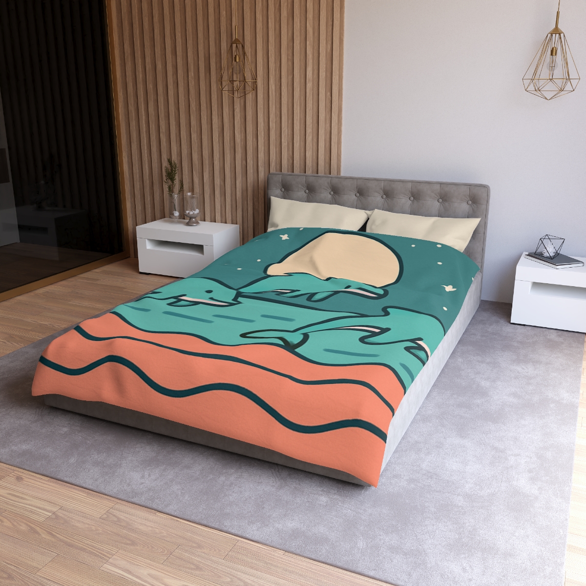 Moonlight Dolphin Parade warm winter duvets