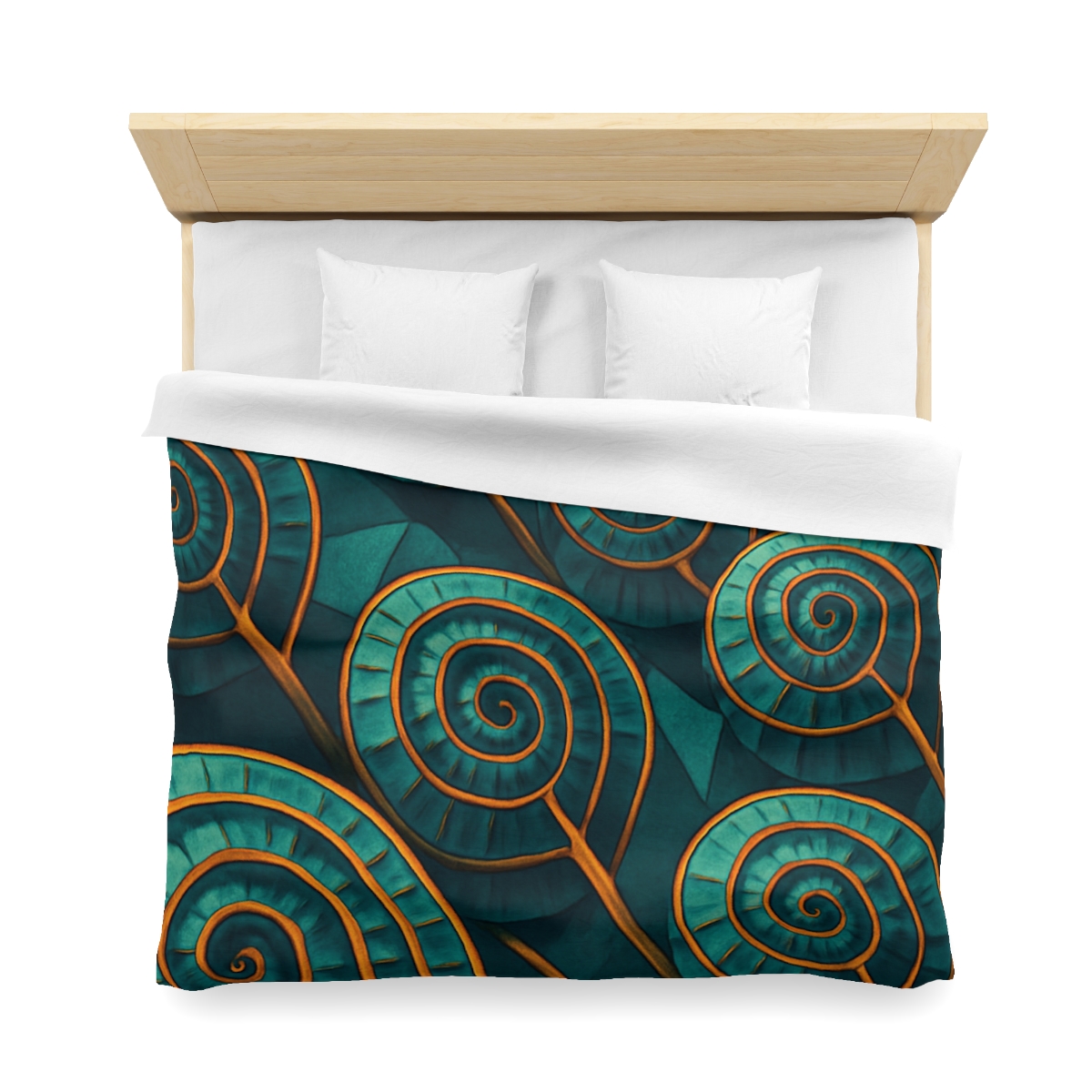 Spiral Seed Pod Matrix personalized bedding duvets