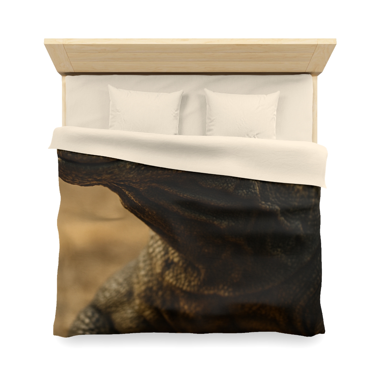 Ancient Sentinel Komodo Dragon designer printed duvets