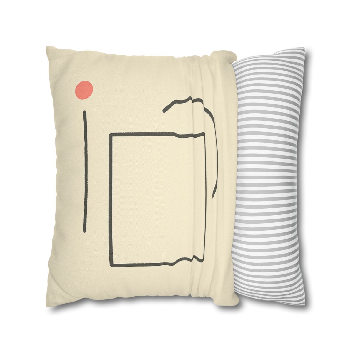 Offset Frame With Crescent Anchor stylish decorative pillowcases