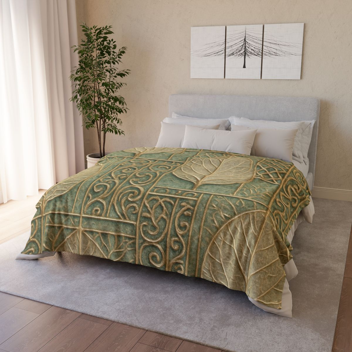 Vein Lace Mosaic decorative home blankets
