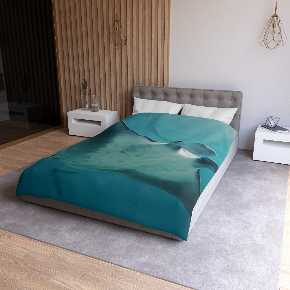 Silent Glide Manta Ray unique patterned duvets