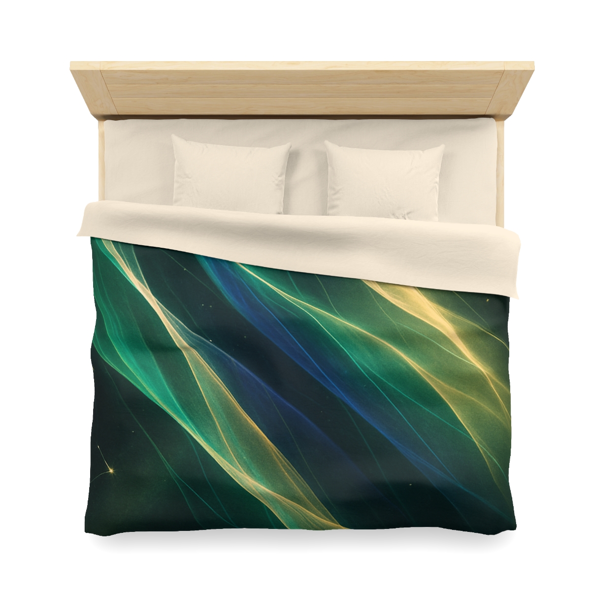 Veil Of Quantum Aurora stylish duvet covers