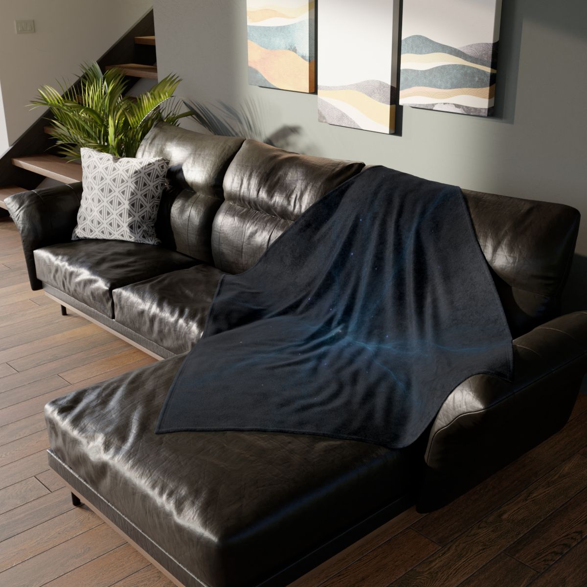 Luminescent Void Tapestry designer printed blankets