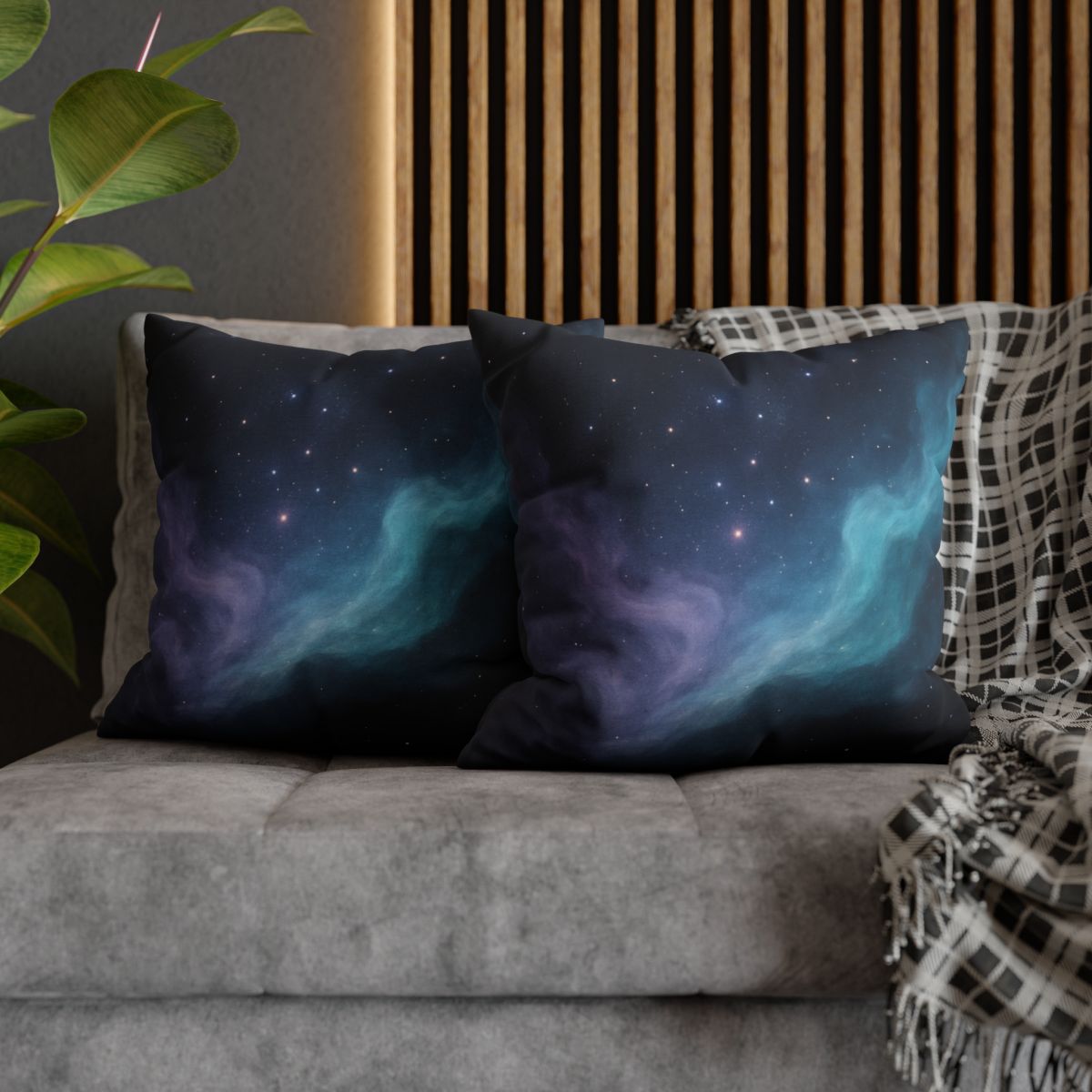 Luminous Nebula Tidal Surge designer print pillow cases