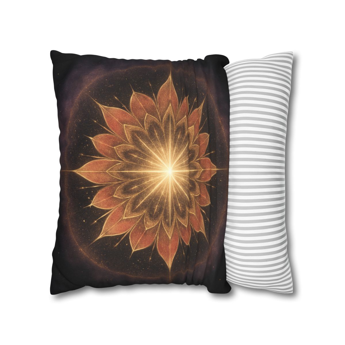 Starburst Petal Crown soft cotton pillow cases