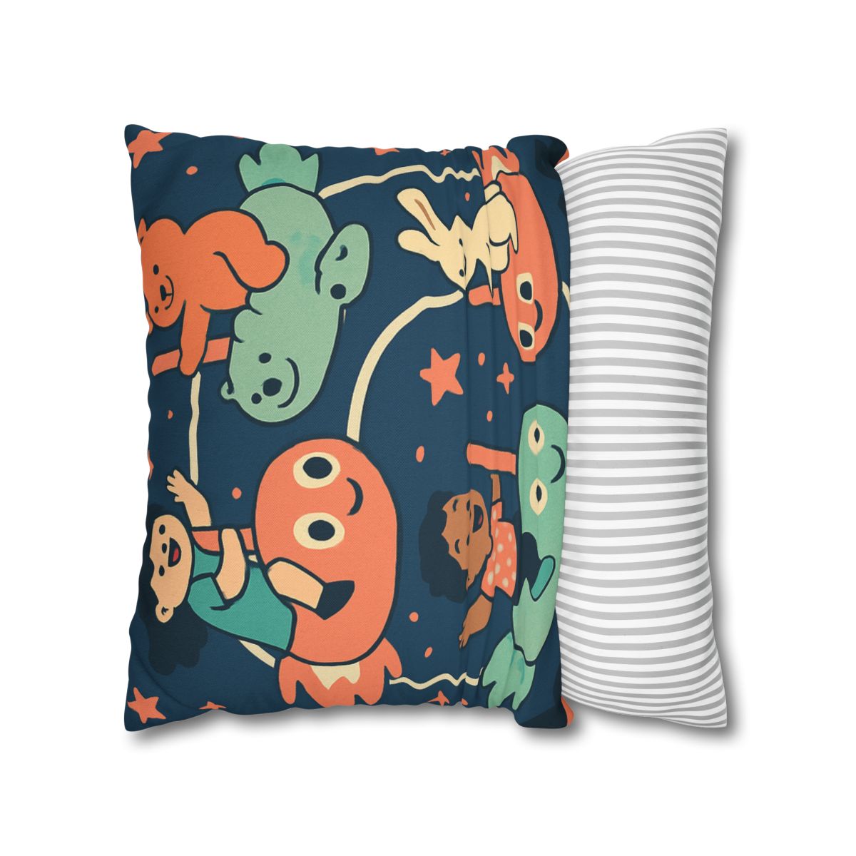 Comet Carousel Park designer print pillow cases