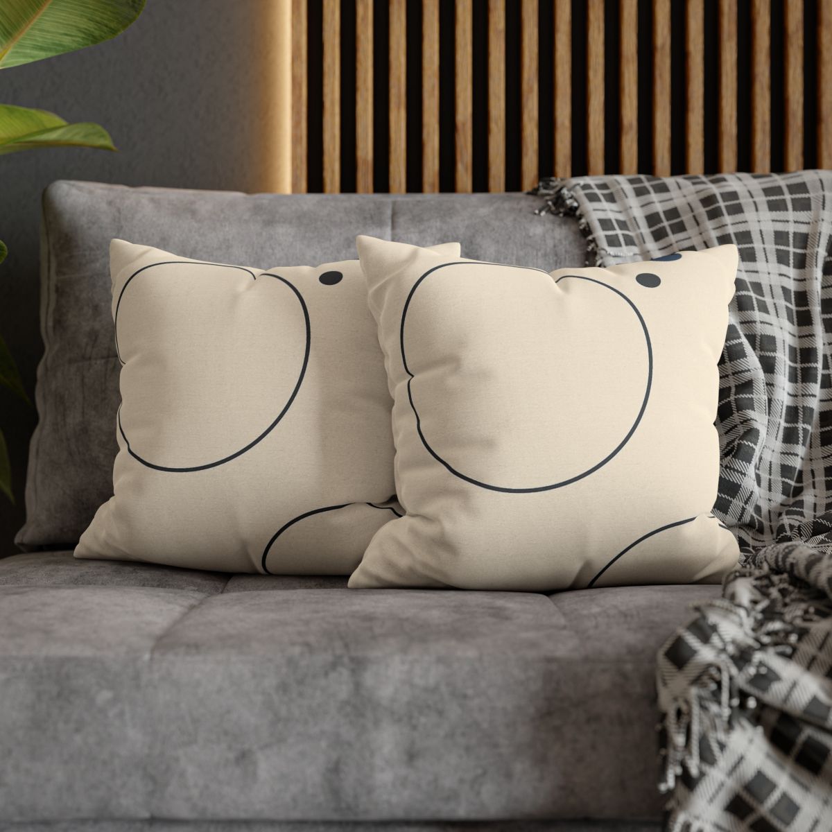 Orbital Offset Ring Quartet stylish decorative pillowcases