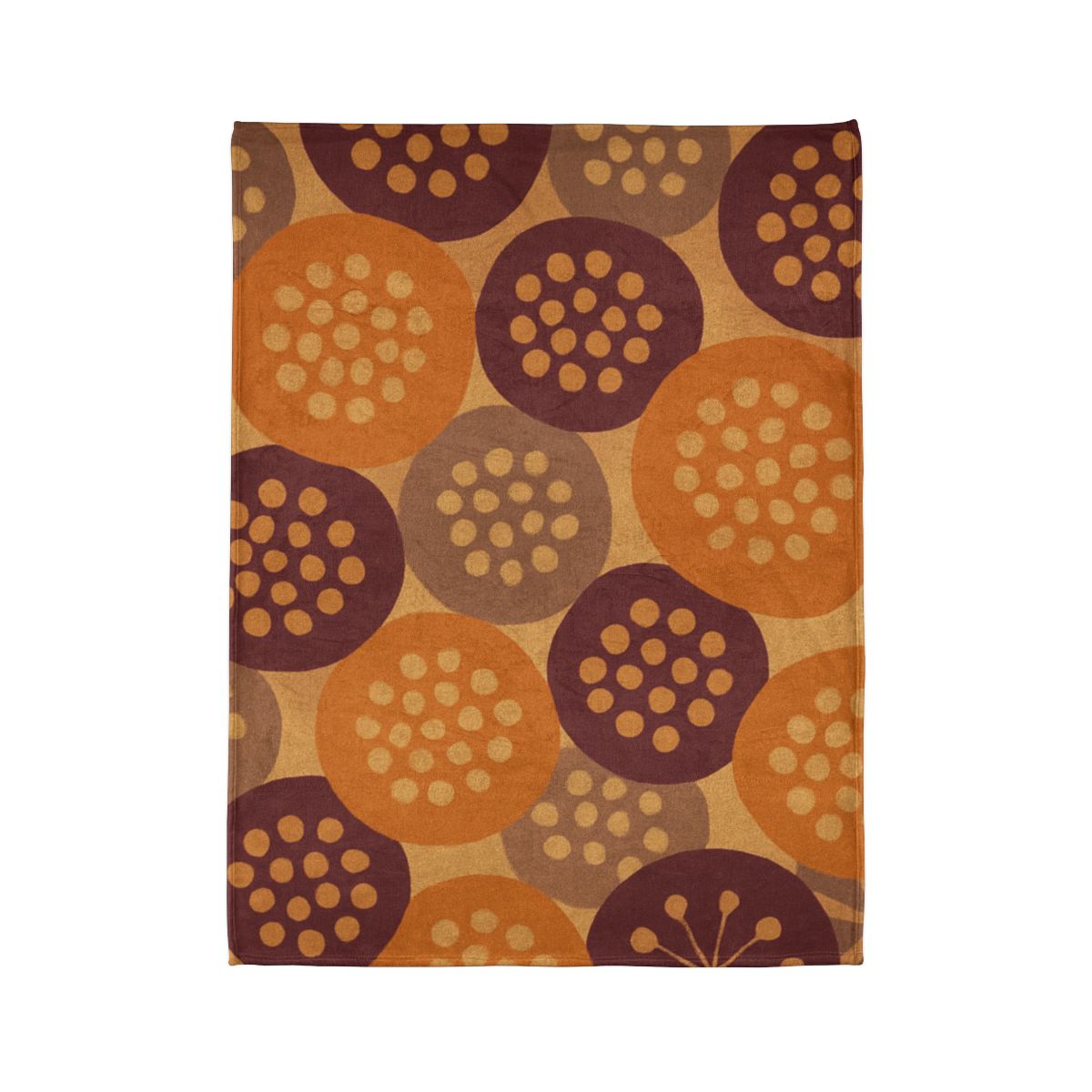 Seed Pod Cluster Mosaic custom blankets