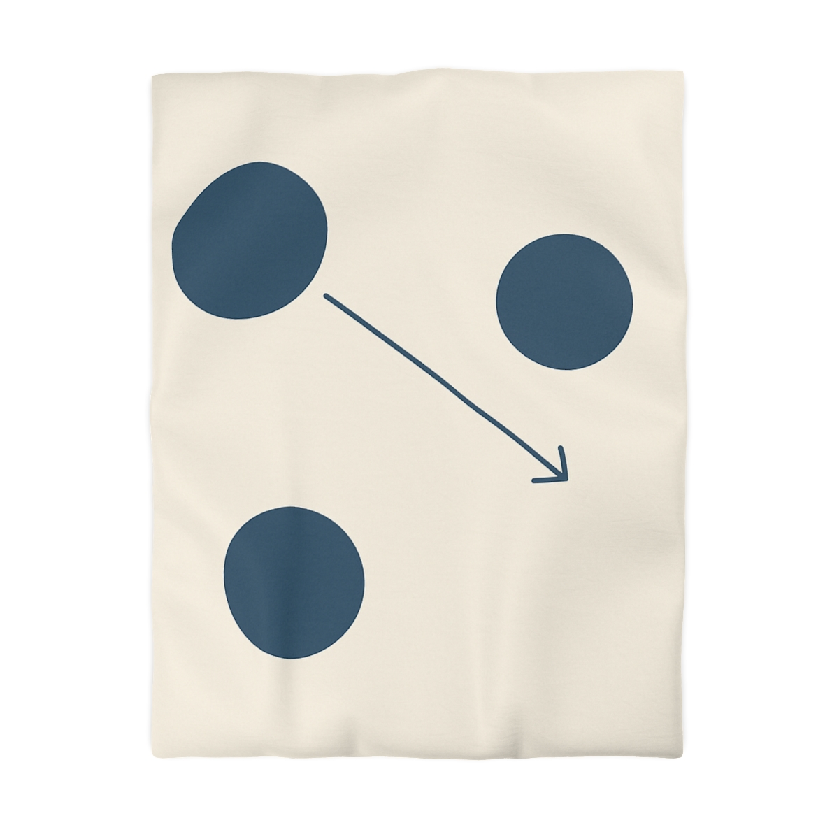 Orbital Triangle Drift personalized bedding duvets