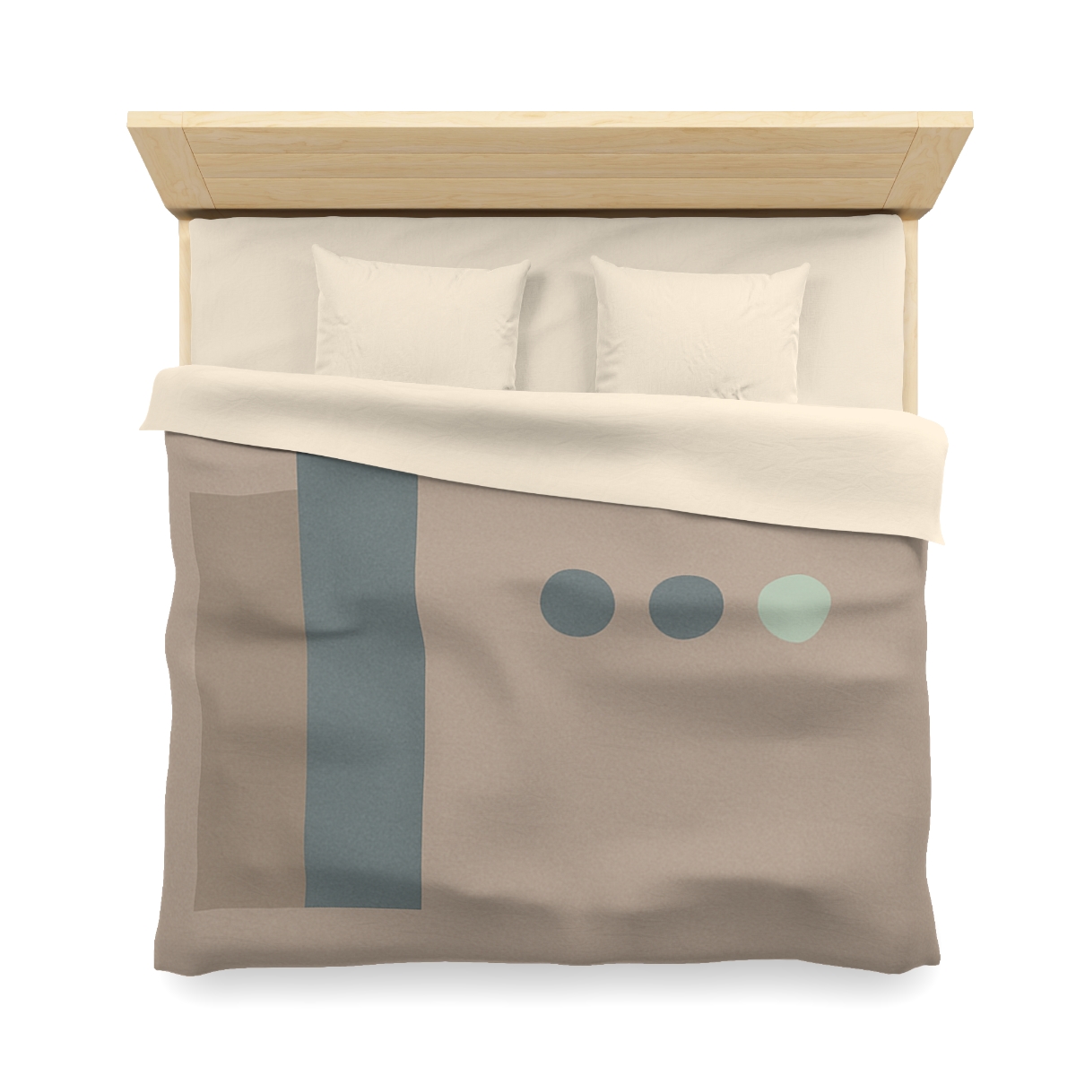 Stepped Pair And Small Dot Cluster designer printed duvets