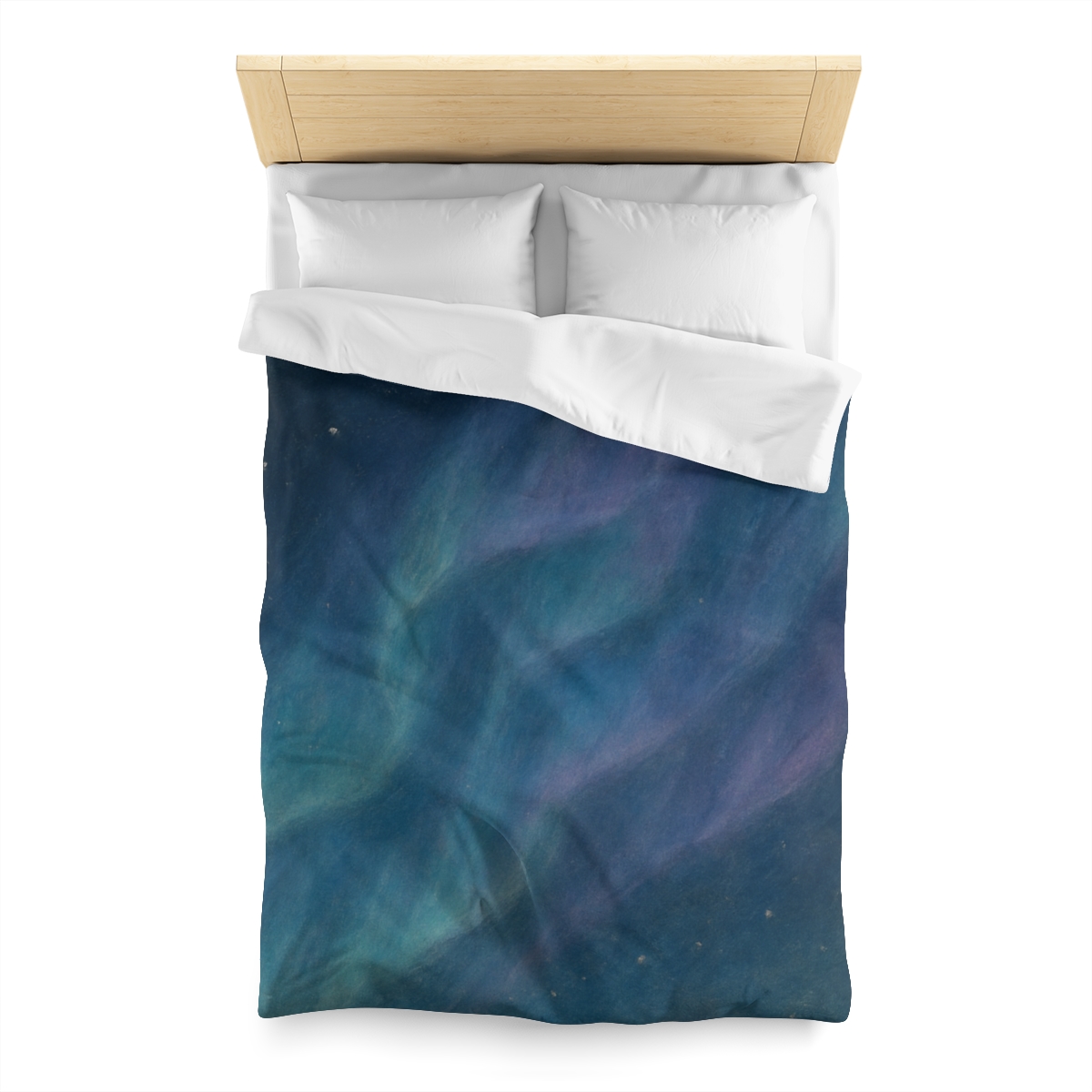 Aurora Tidal Veil designer printed duvets