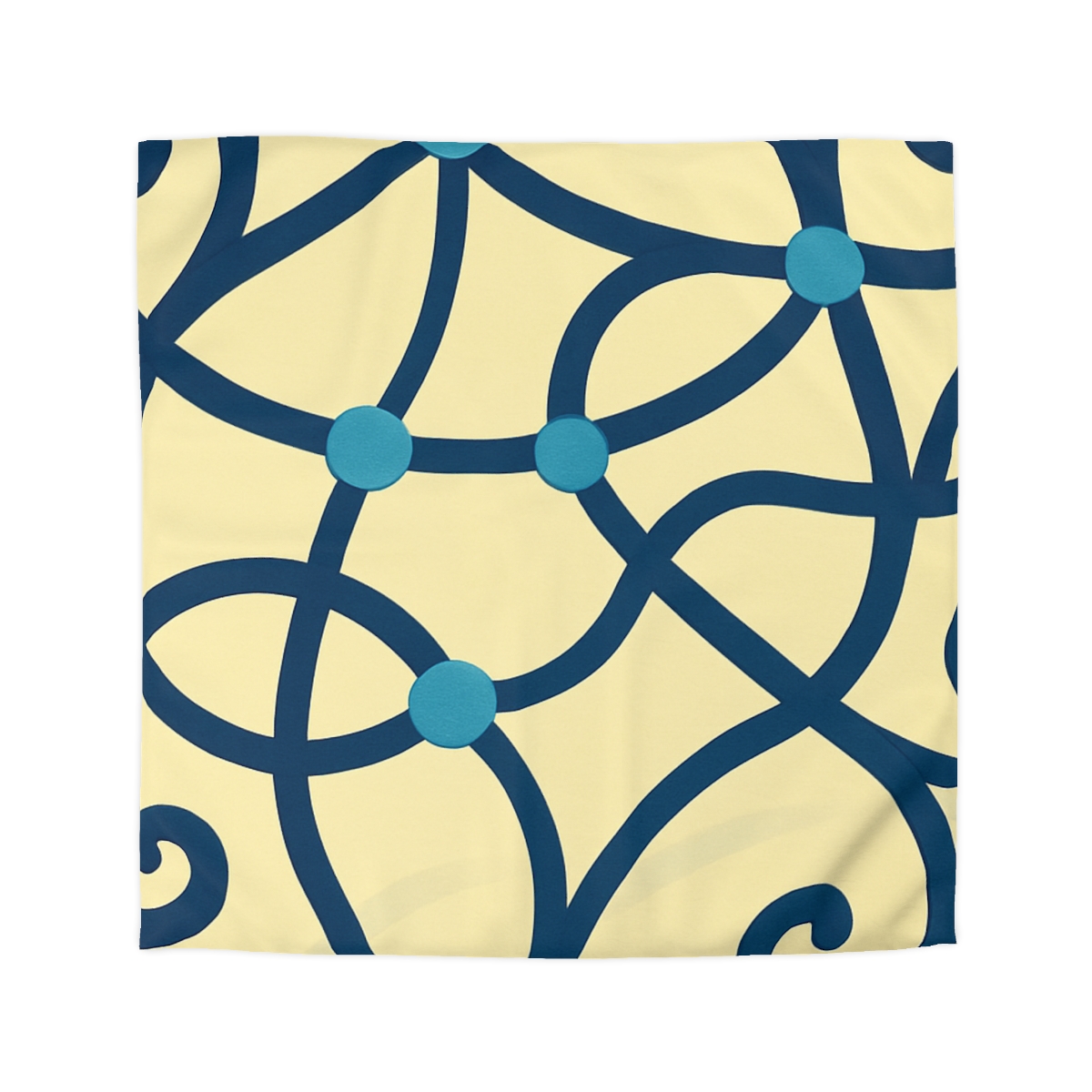 Tendril Ribbon Network unique patterned duvets