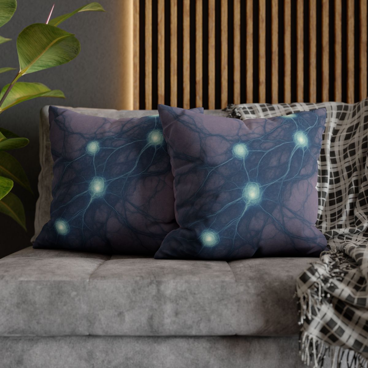 Cosmic Web Filament Weave comfortable bedding pillow covers