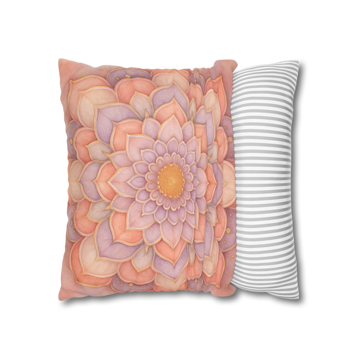 Petal Prism Mandala unique gift pillow cases