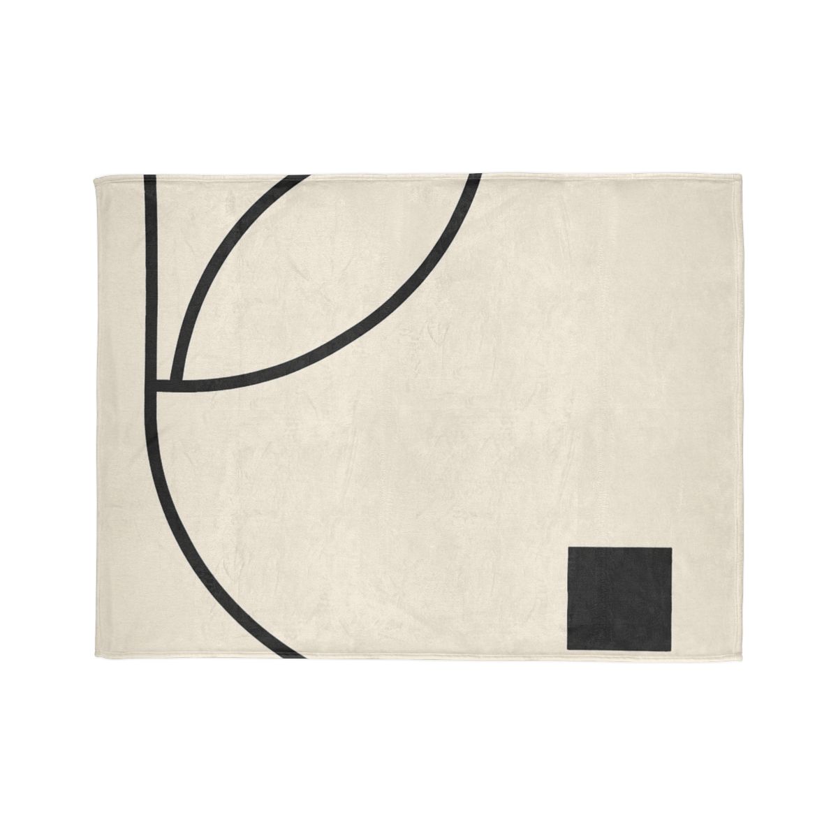 Corner Arc Pause soft fleece blankets