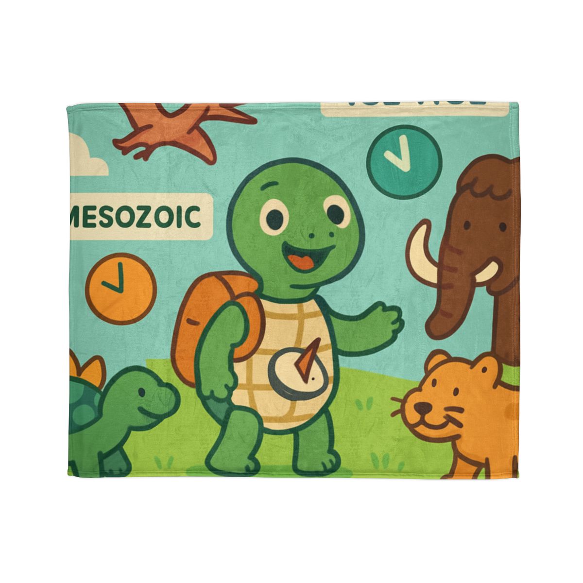 Time-Traveling Tortoise warm winter blankets