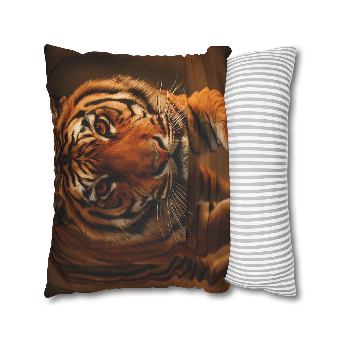 Dusk Herald Bengal Tiger designer print pillow cases