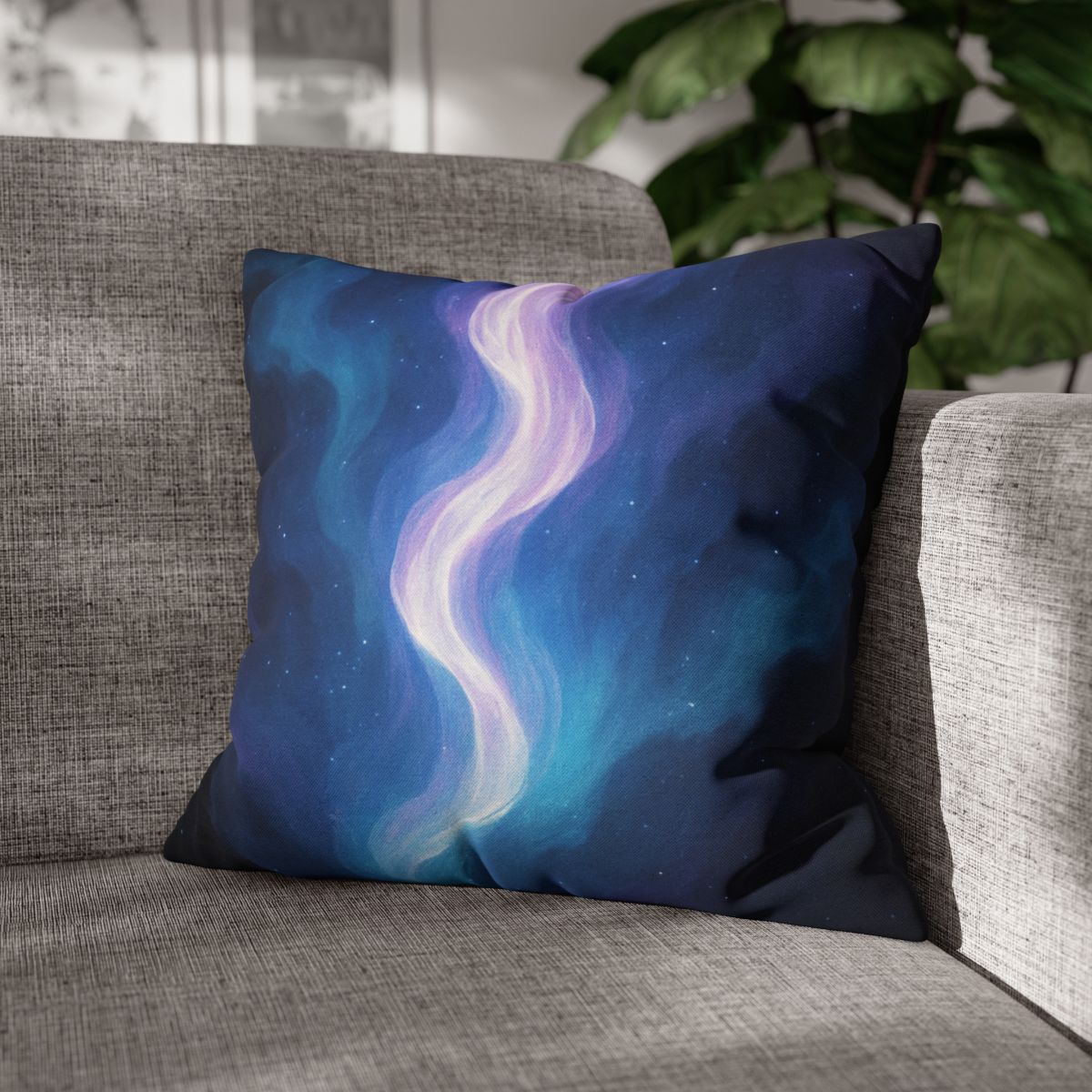 Electro Aurora Nebula Loom comfortable bedding pillow covers