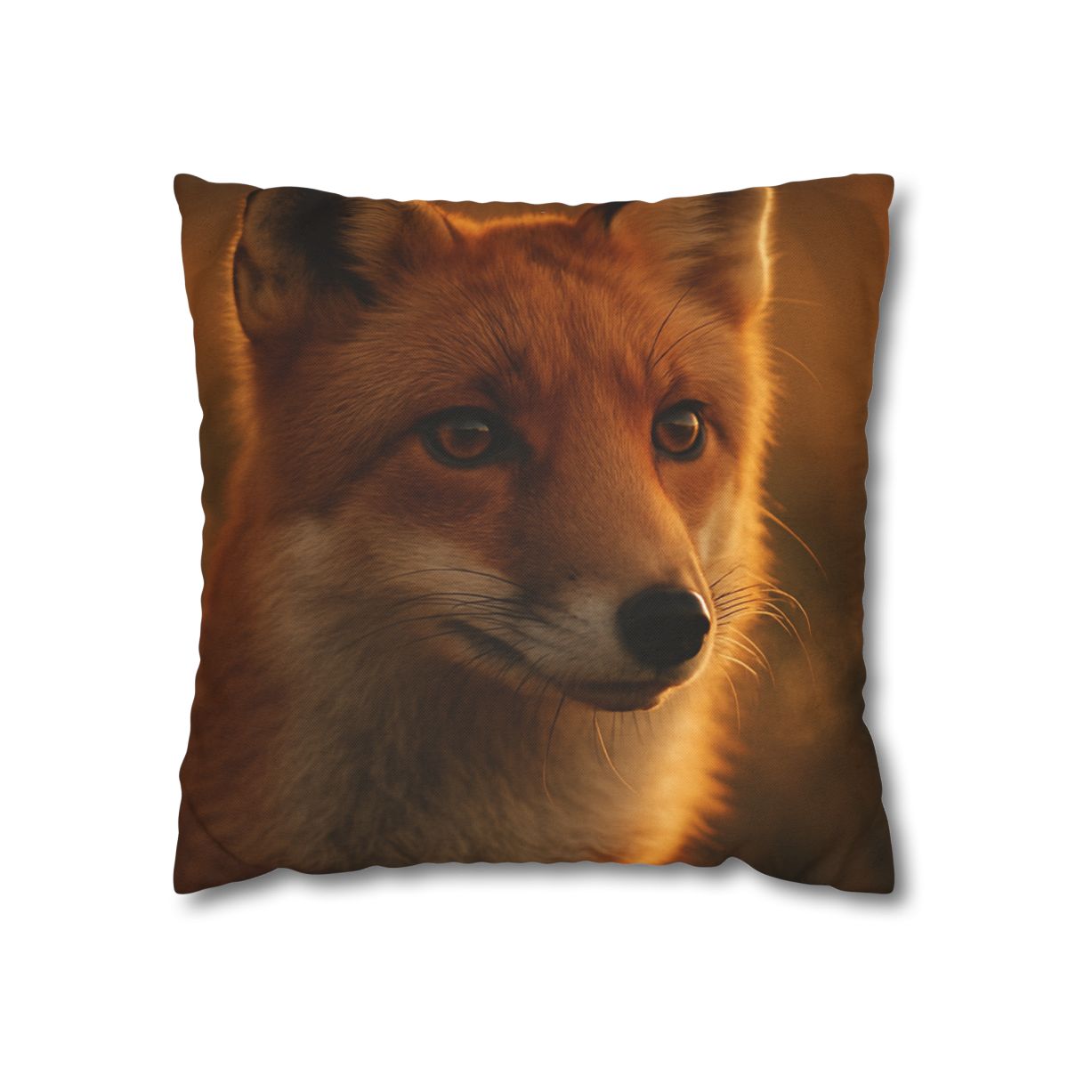 Crimson Whisper Red Fox soft cotton pillow cases