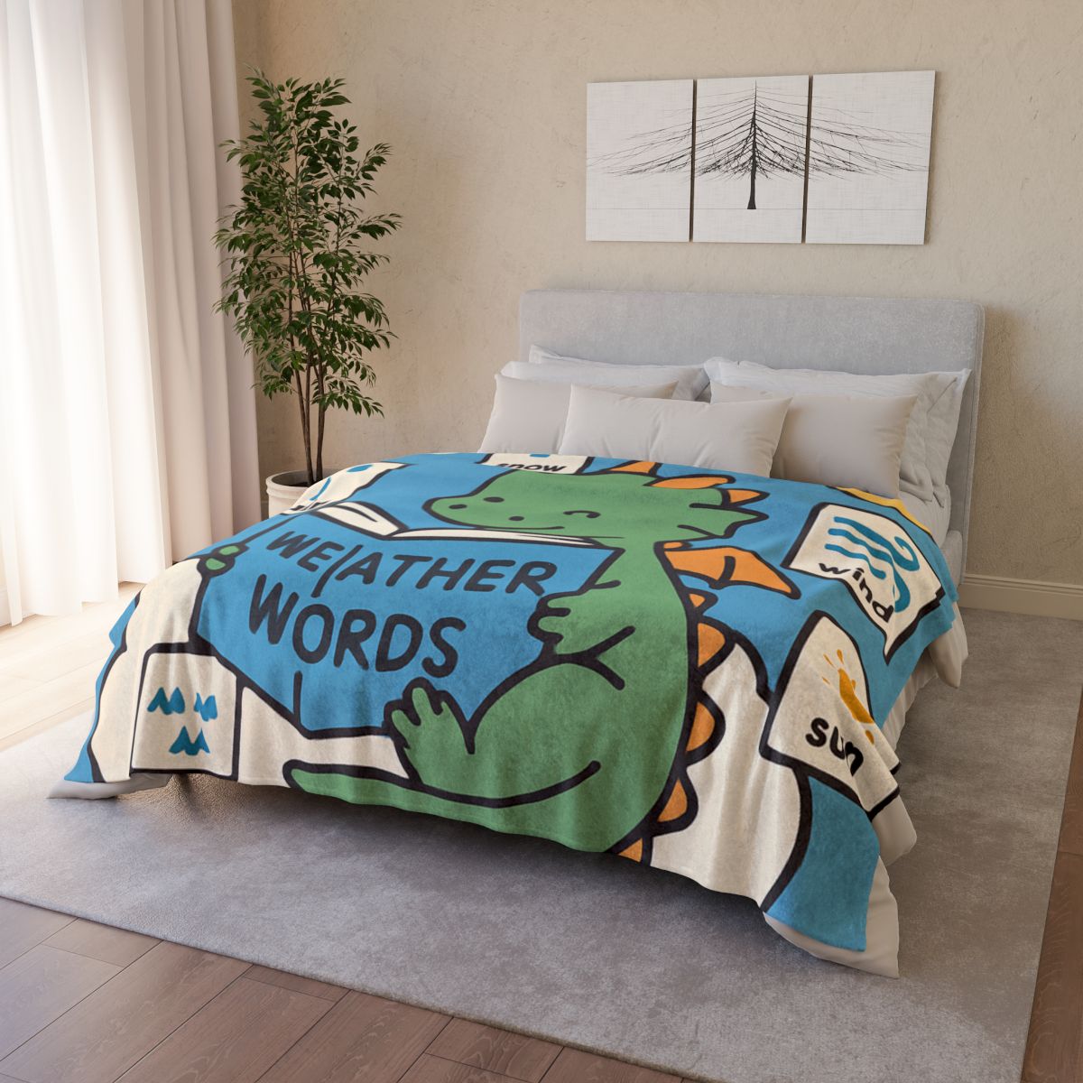 Cloud Library Dragon soft fleece blankets