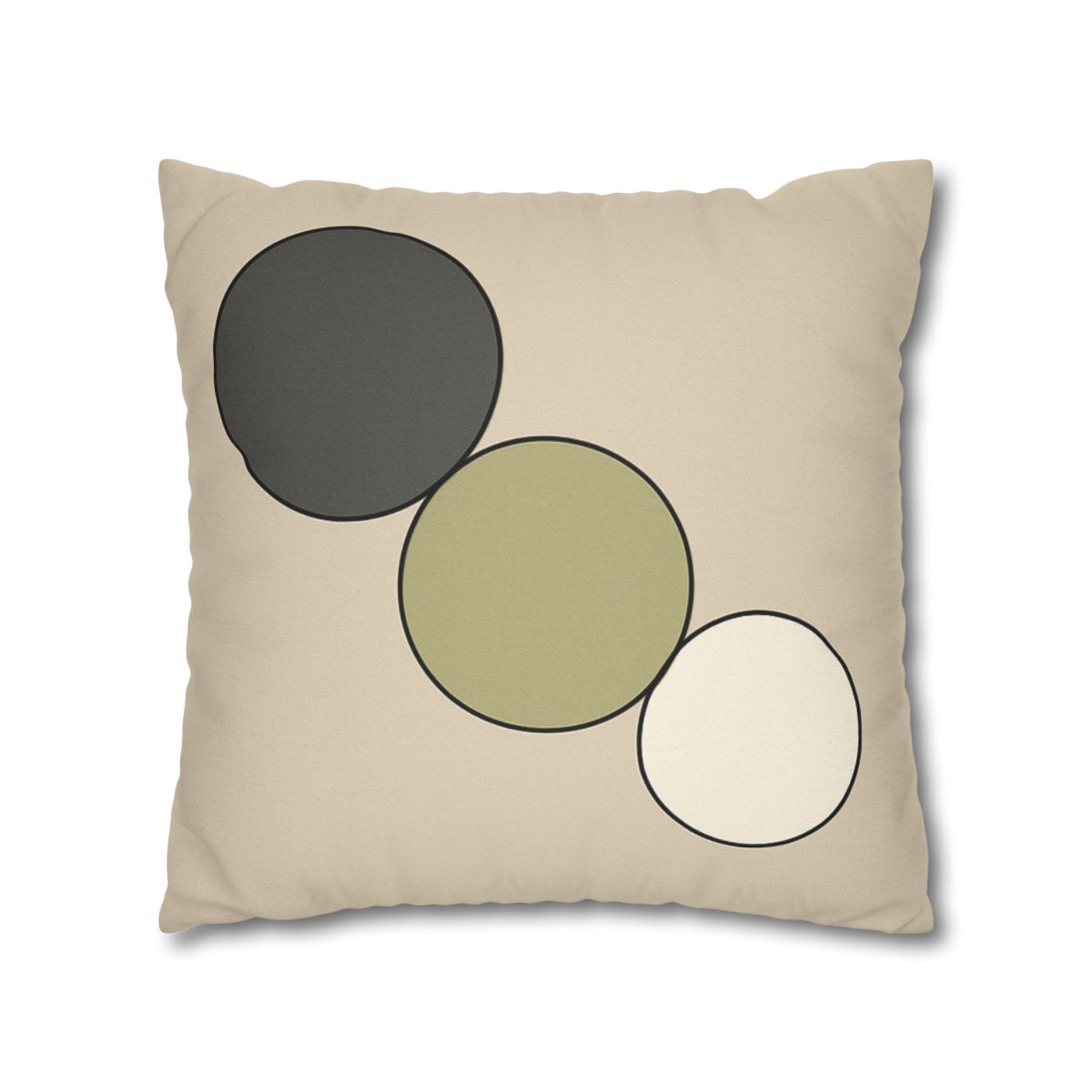 Staggered Trio Of Circles Harmony unique gift pillow cases