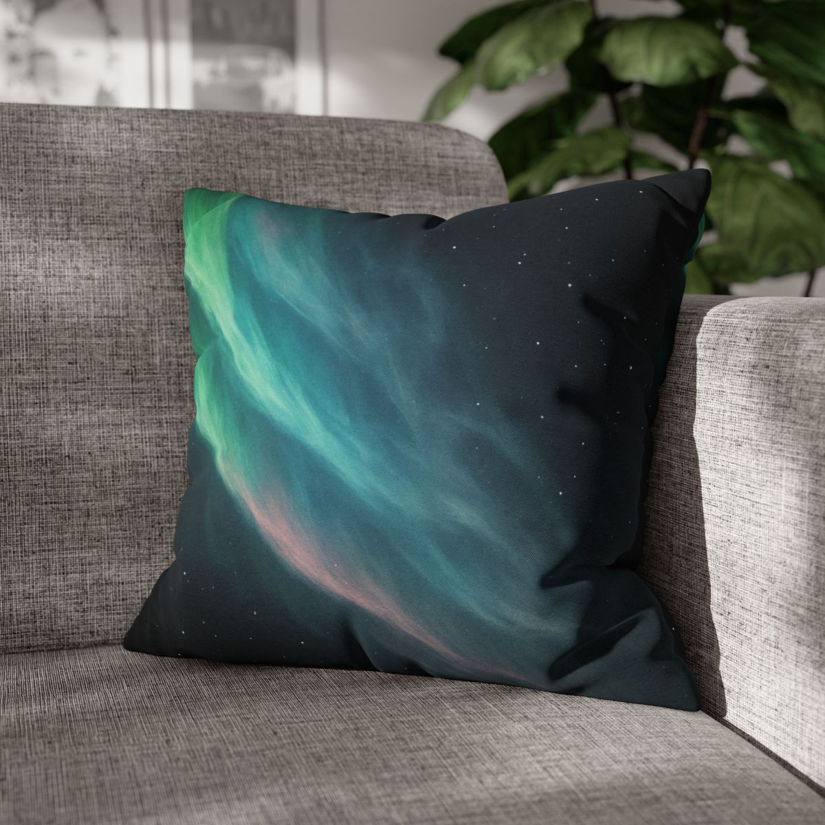 Aurora Veil Starstream personalized pillow covers