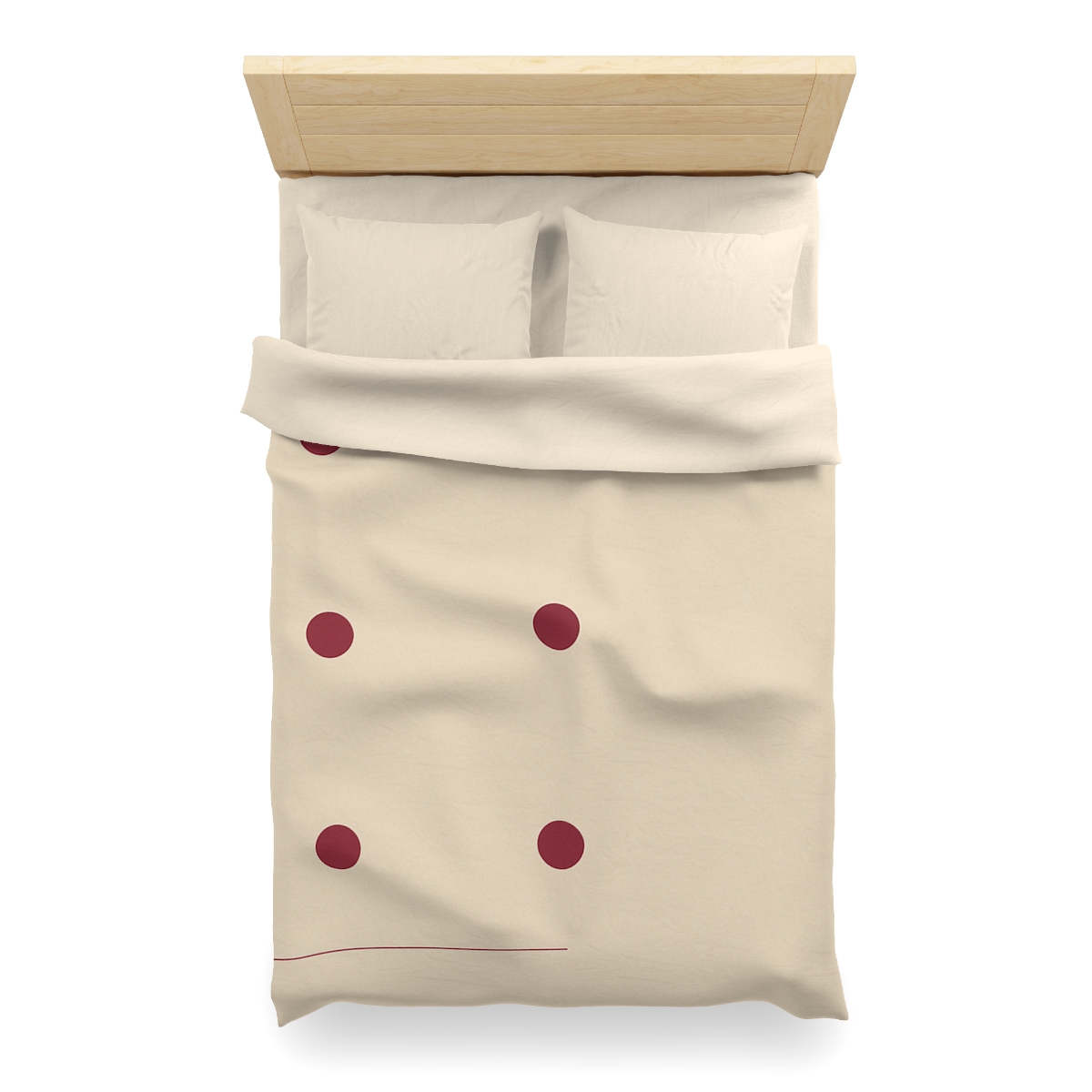 Sparse Orbiting Dots Grid duvets for gifts