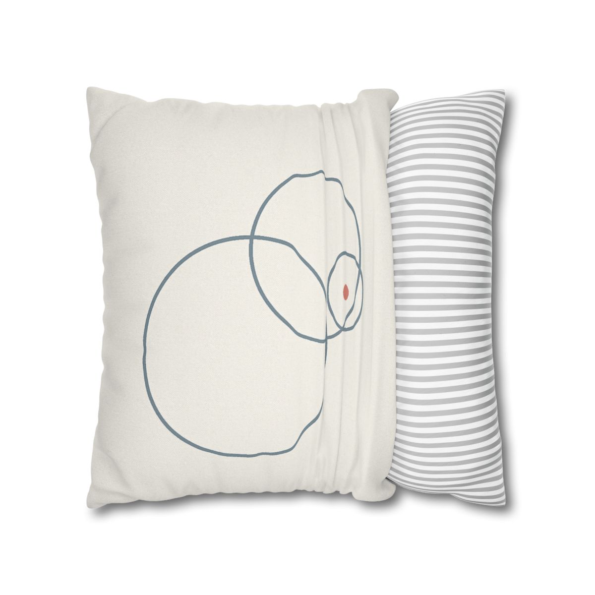 Quiet Orbit Of Three Rings stylish decorative pillowcases