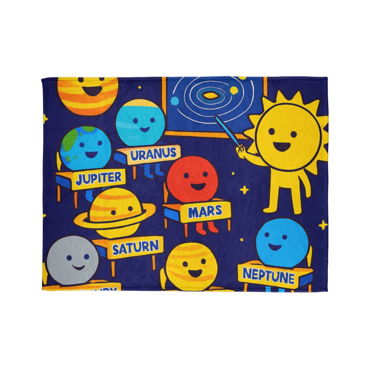 Planet School In The Sky unique gift blankets