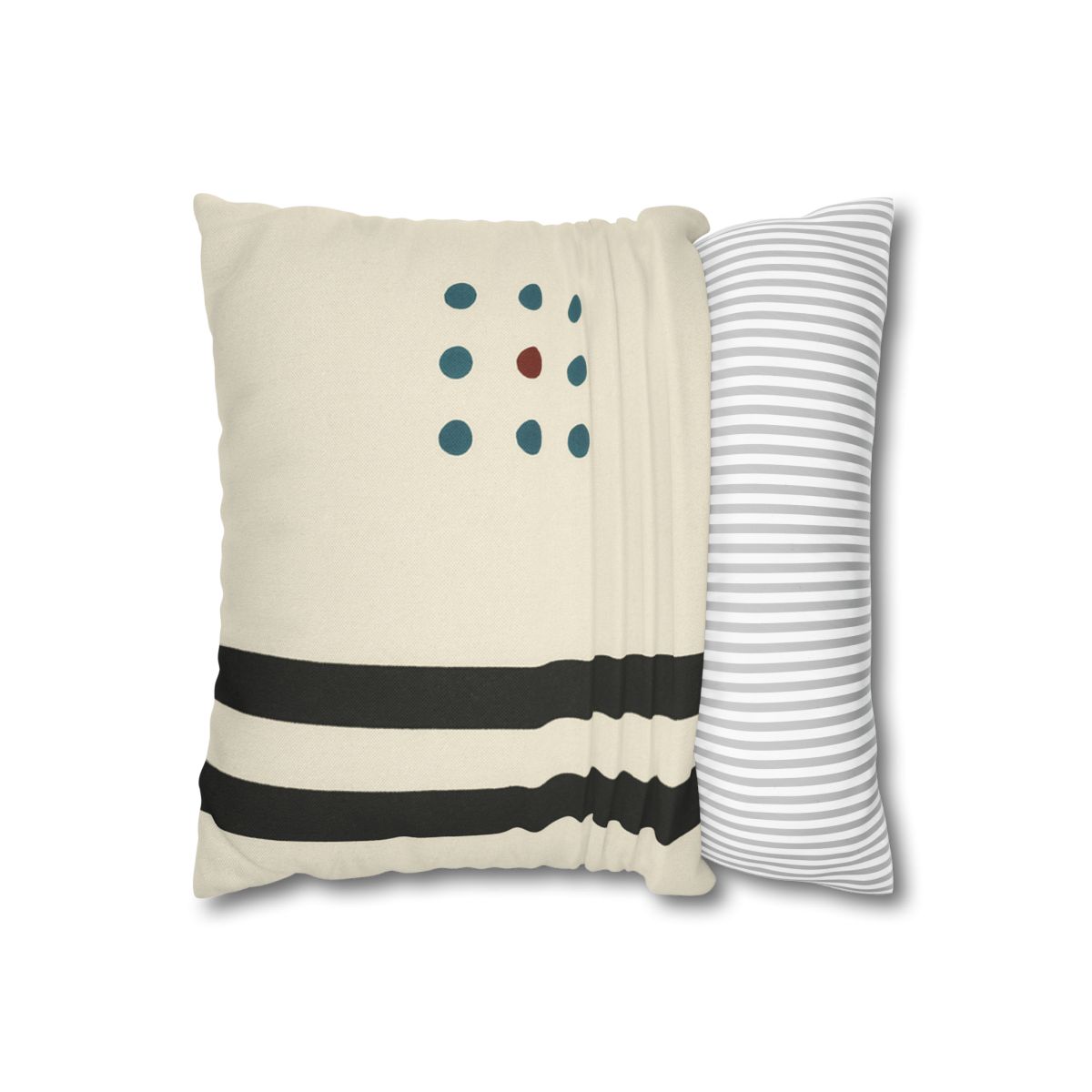 Staggered Duo And Tiny Grid stylish decorative pillowcases