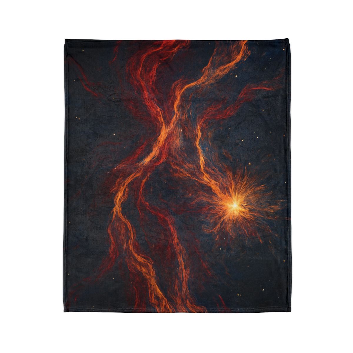 Ember Filament Bloom designer printed blankets