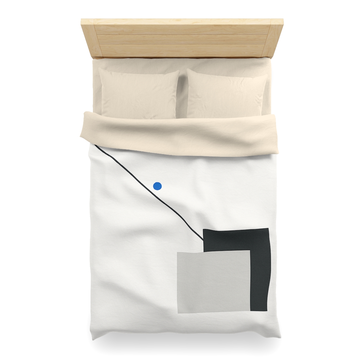 Corner Stack With Shared Diagonal trendy bedroom duvets