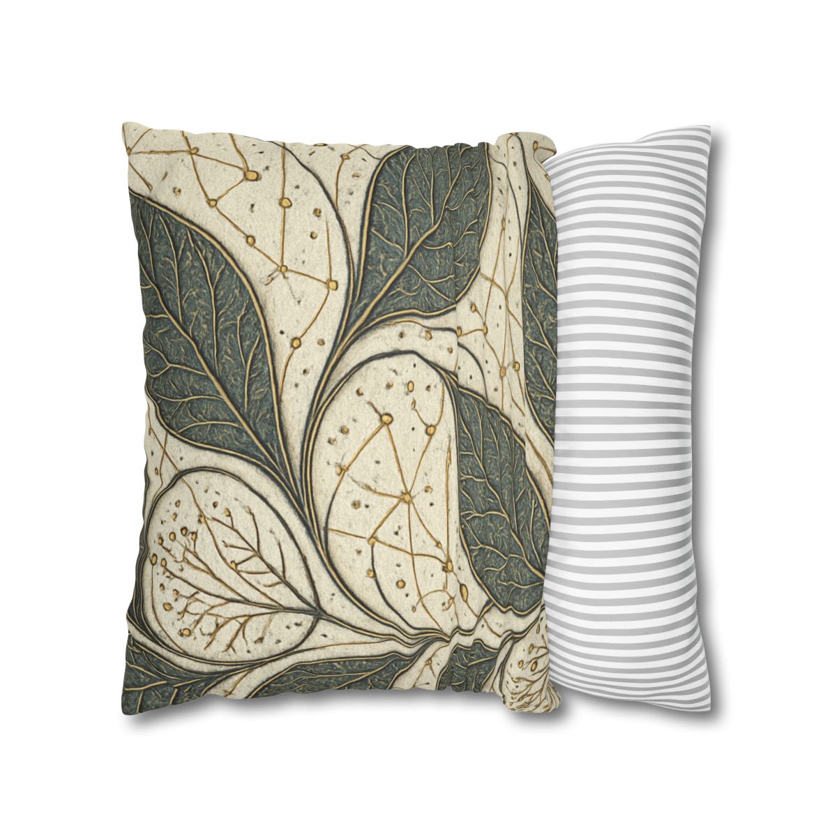 Leaf Vein Starchart Filigree designer print pillow cases