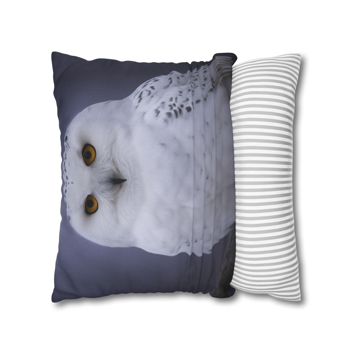 Twilight Watcher Snowy Owl comfortable bedding pillow covers