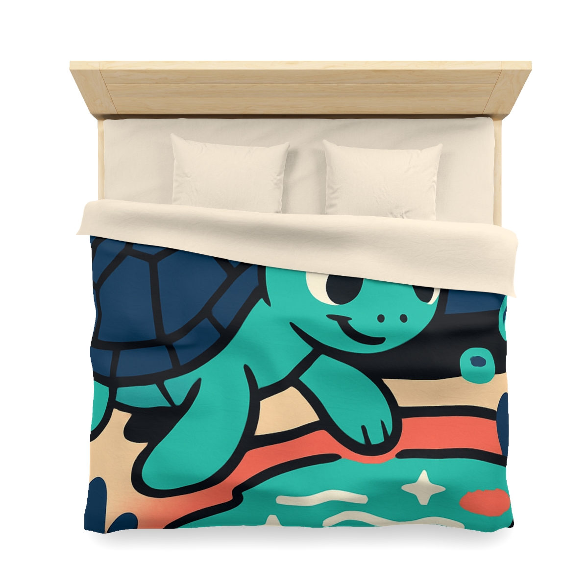 Starlight Sea Turtle Adventure personalized bedding duvets