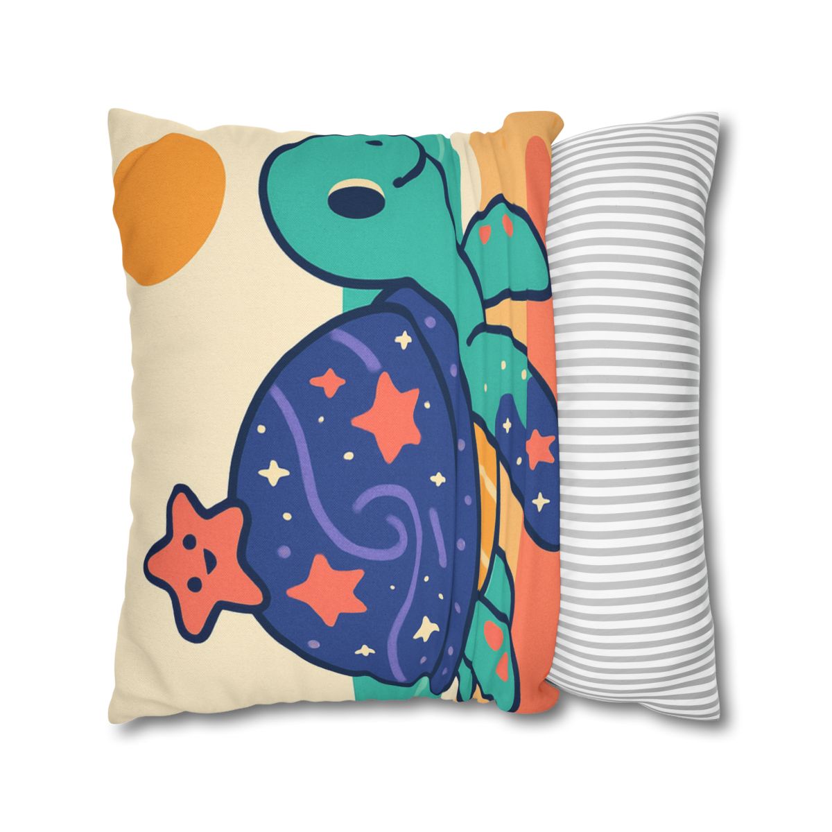 Galactic Seashell Turtle custom pillow cases