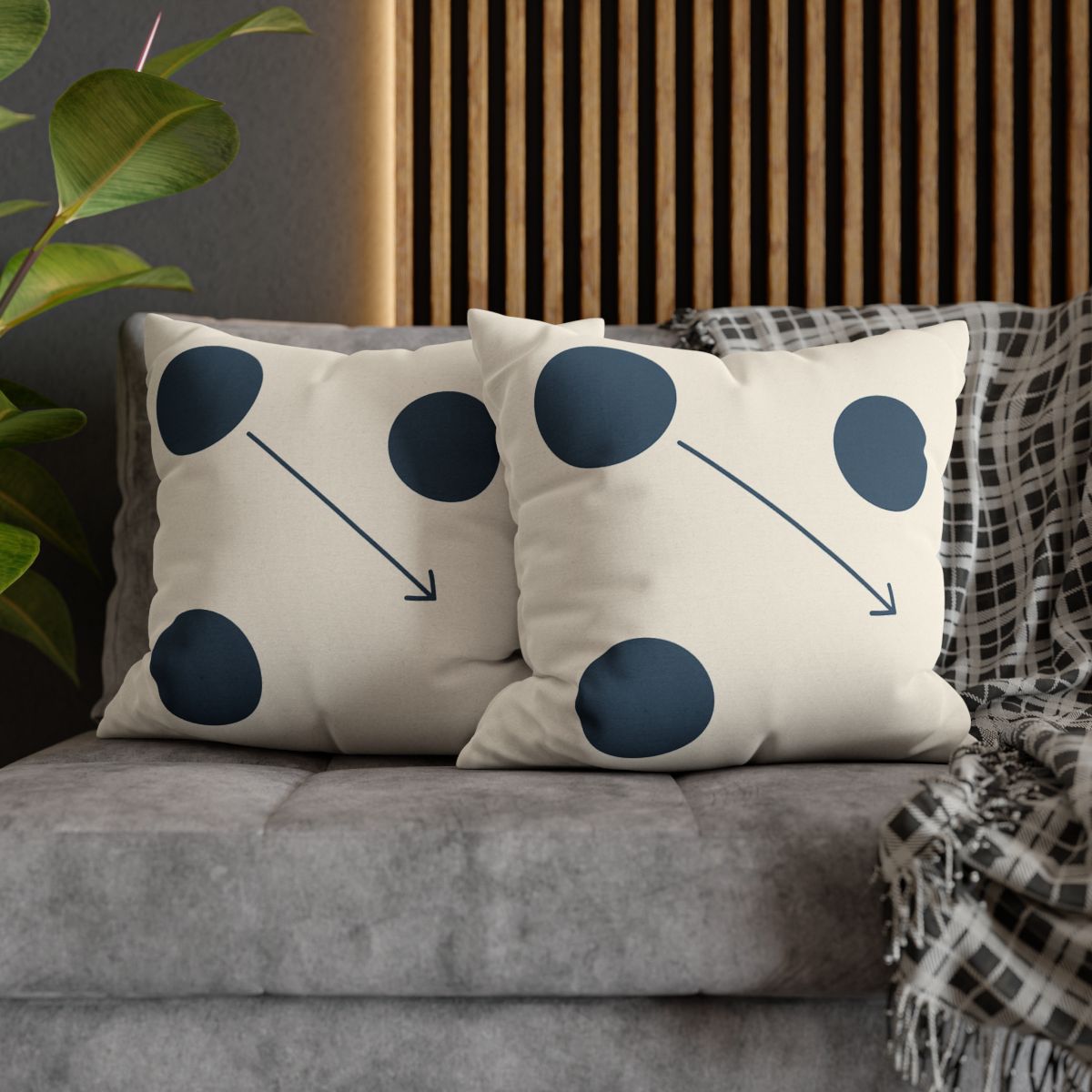 Orbital Triangle Drift unique gift pillow cases