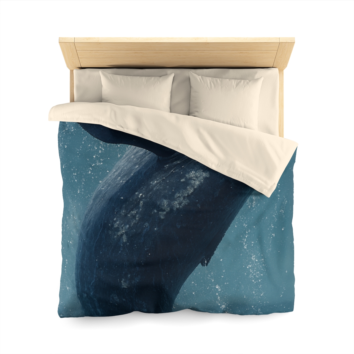 Ocean Song Humpback Whale designer printed duvets