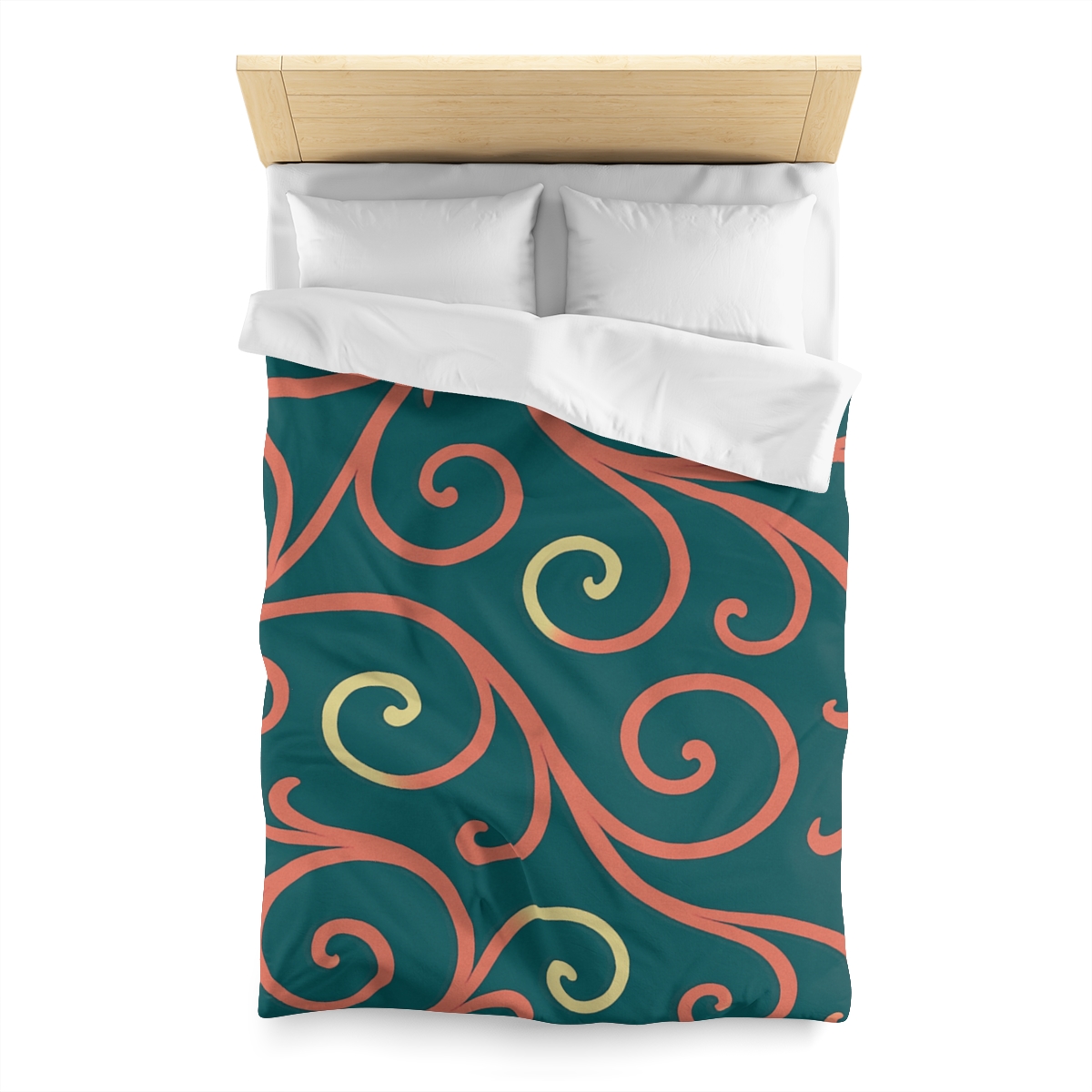 Curling Tendril Wave duvets for gifts