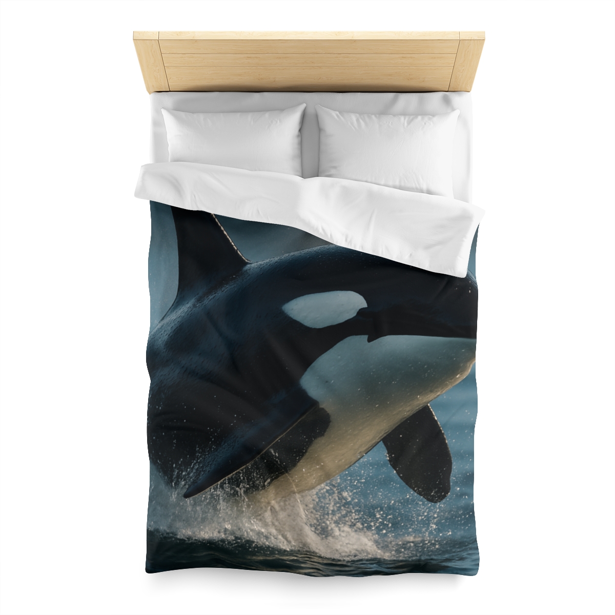 Abyss Glide Orca unique patterned duvets