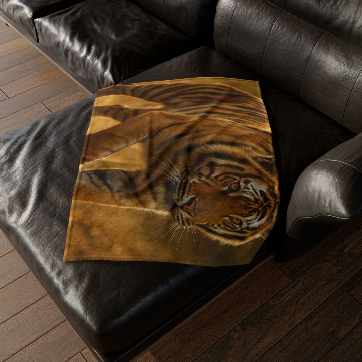 Forest Stalker Bengal Tiger decorative home blankets