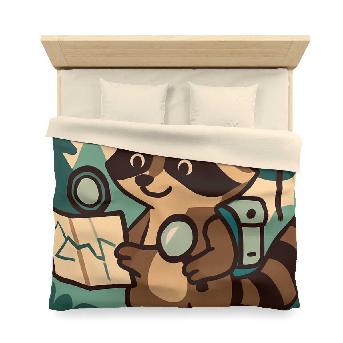 Robot Ranger Raccoon duvets for gifts